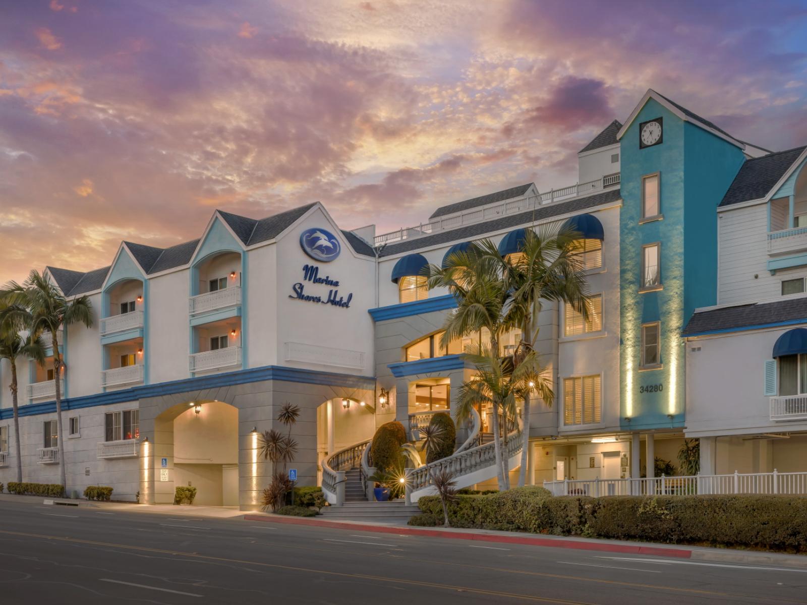 Marina Shores Hotel at Twilight