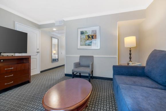 ADA Accessible Living Room in Two-Room Suite