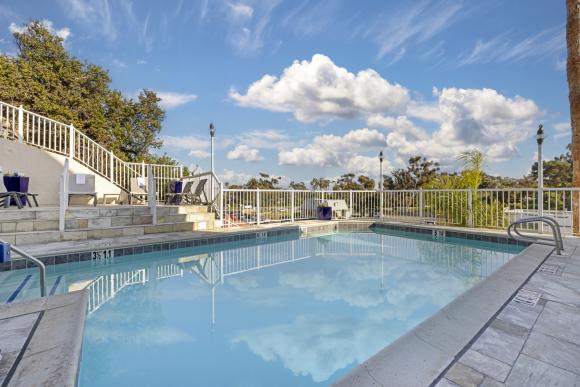 Outdoor heated pool